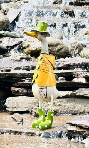 MALLORY DUCK W/ RAIN BOOTS & HAT AVAIL JAN 2026